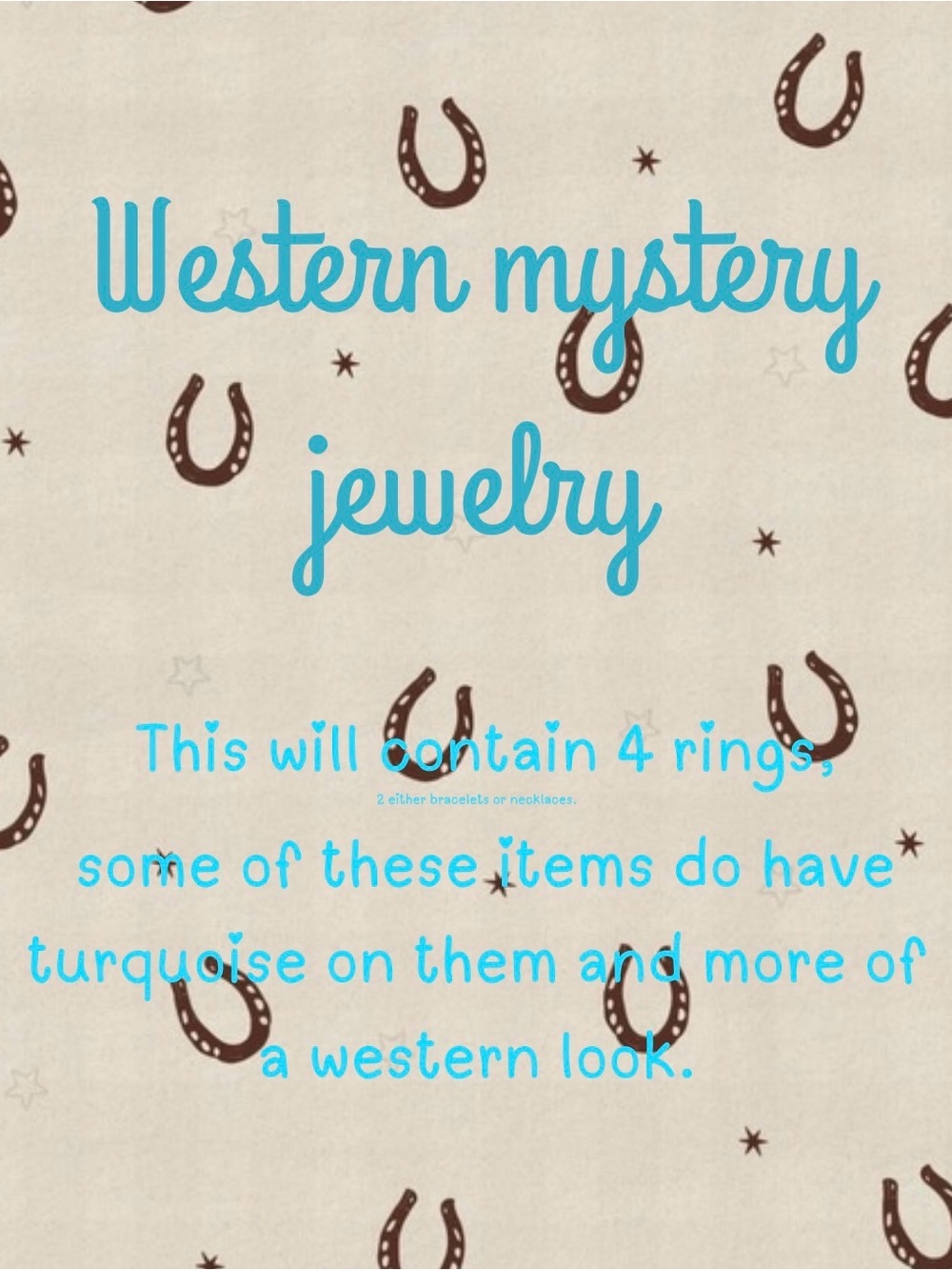 Western-Inspired Women's Ring Set with Turquoise Accents